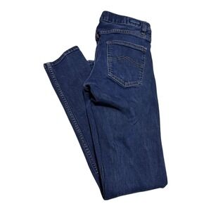 Patagonia Slim Straight Low Rise Dark Wash Jeans Women's 26  (Fits 28x29.75)